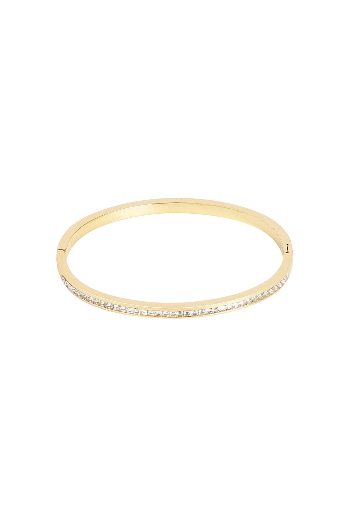 Armband ‘Crystal Clear’ goud