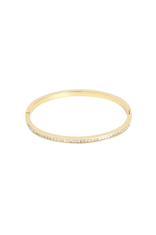 Armband ‘Crystal Clear’ goud