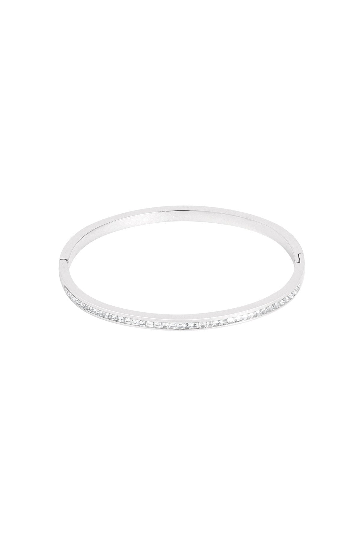 Armband ‘Crystal Clear’ zilver