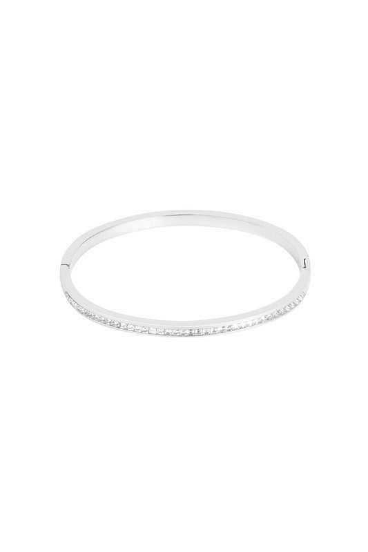 Armband ‘Crystal Clear’ zilver