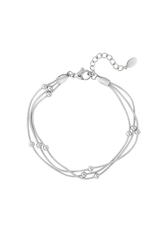Armband ‘Twisted’ zilver