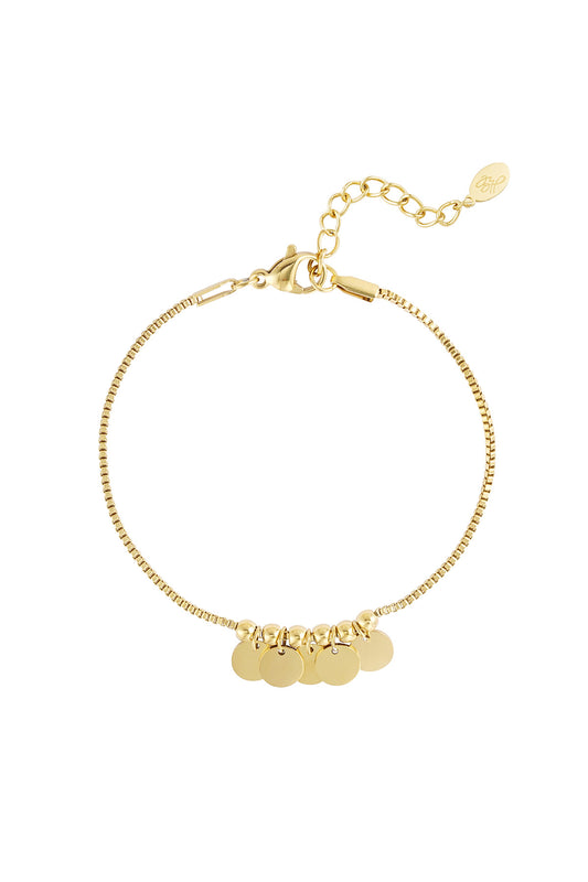 Armband ‘Coins’ goud