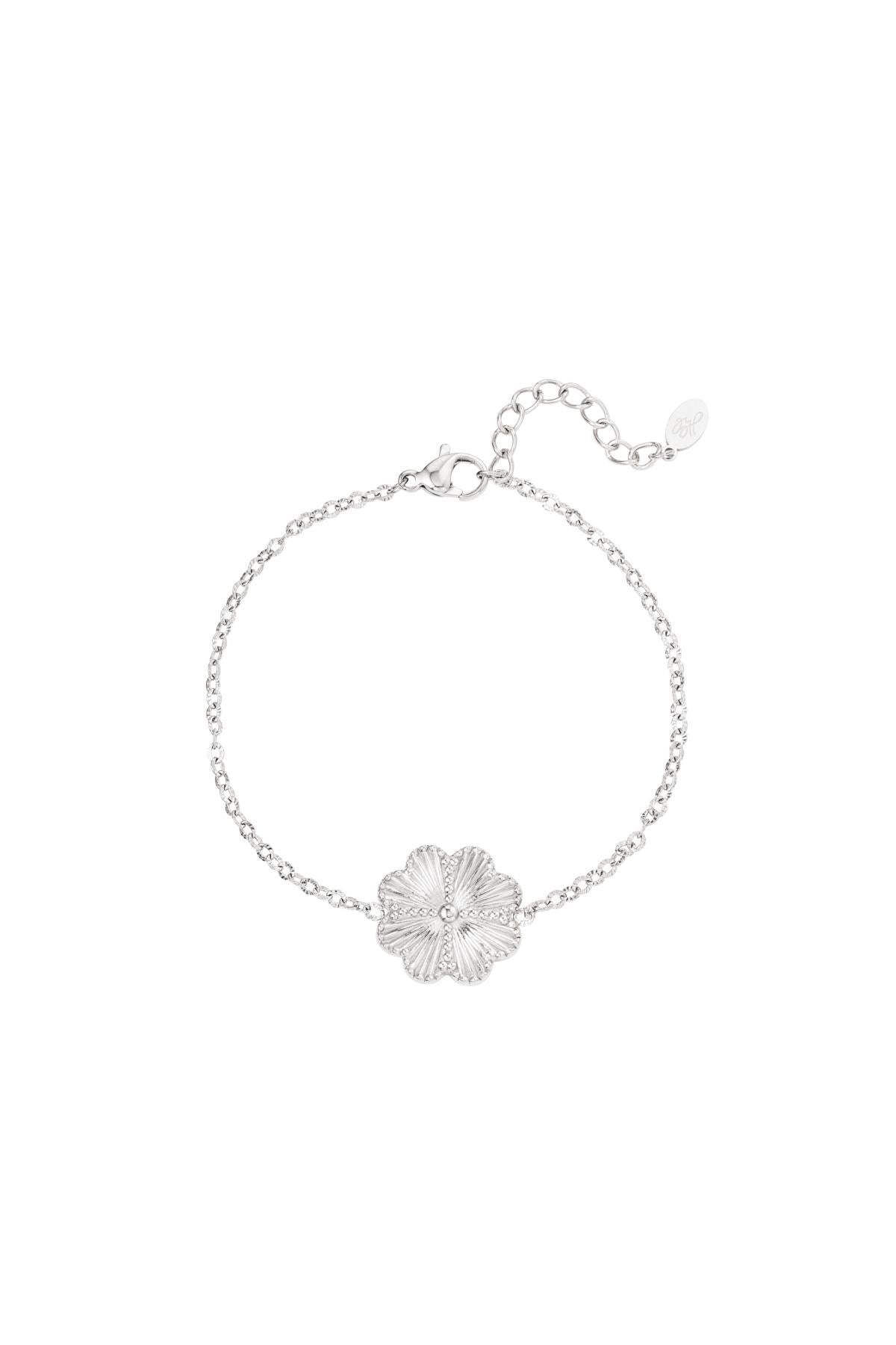 Armband ‘Fancy Flower’ zilver