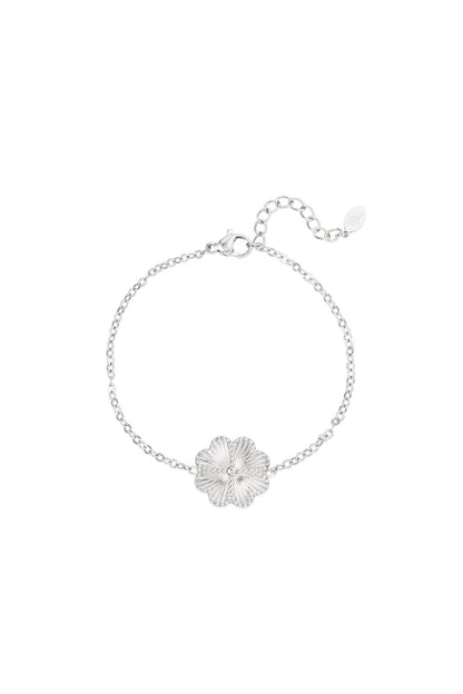 Armband ‘Fancy Flower’ zilver