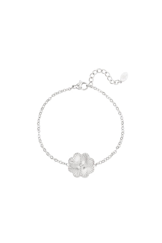 Armband ‘Fancy Flower’ zilver