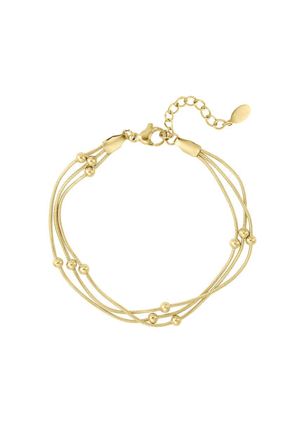 Armband ‘Twisted’ goud