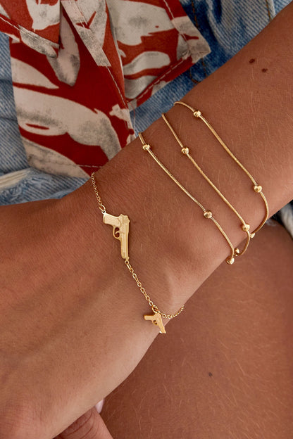 Armband ‘Twisted’ goud